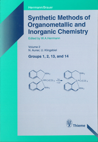 Immagine di copertina: Synthetic Methods of Organometallic and Inorganic Chemistry: Volume 2: Groups 1, 2, 13, and 14 1st edition
