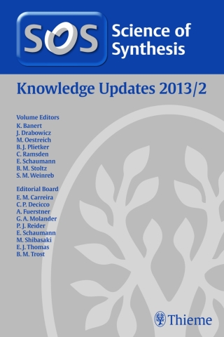 Imagen de portada: Science of Synthesis Knowledge Updates 2013 Vol. 2 1st edition 9783131727619