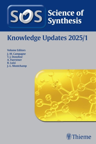 Imagen de portada: Science of Synthesis: Knowledge Updates 2025/1 1st edition 9783132459809