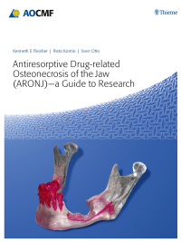 Imagen de portada: Antiresorptive Drug-Related Osteonecrosis of the Jaw (ARONJ) - A Guide to Research 1st edition 9783132412705