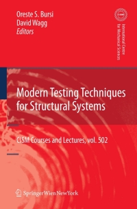 表紙画像: Modern Testing Techniques for Structural Systems 1st edition 9783211094440