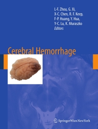 Cover image: Cerebral Hemorrhage 1st edition 9783211094686