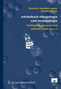 Cover image: Wörterbuch Allergologie und Immunologie 9783211201510