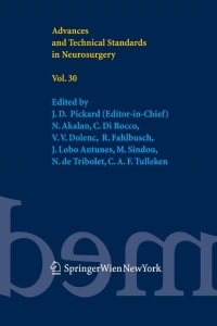 Cover image: Advances and Technical Standards in Neurosurgery Vol. 30 1st edition 9783211214039
