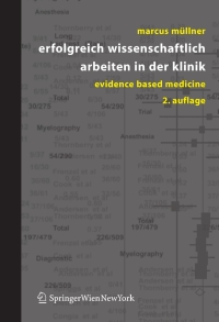 Cover image: Erfolgreich wissenschaftlich arbeiten in der Klinik 2nd edition 9783211212554