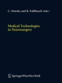 Cover image: Medical Technologies in Neurosurgery 1st edition 9783211333020