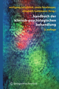 Immagine di copertina: Handbuch der klinisch-psychologischen Behandlung 2nd edition 9783211236024
