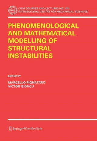 Imagen de portada: Phenomenological and Mathematical Modelling of Structural Instabilities 1st edition 9783211252925