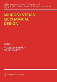 Imagen de portada: Microsystems Mechanical Design 1st edition 9783211374535