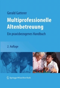 Titelbild: Multiprofessionelle Altenbetreuung 2nd edition 9783211252208