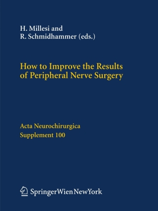 Cover image: How to Improve the Results of Peripheral Nerve Surgery 1st edition 9783211729557