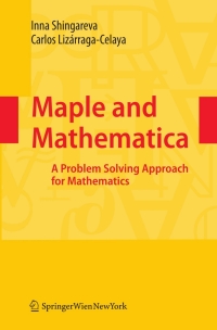 Cover image: Maple and Mathematica 9783211732649