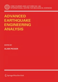 صورة الغلاف: Advanced Earthquake Engineering Analysis 1st edition 9783211742143