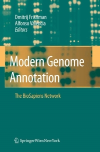 Cover image: Modern Genome Annotation 1st edition 9783211751220