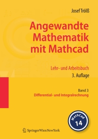 Titelbild: Angewandte Mathematik mit Mathcad. Lehr- und Arbeitsbuch 3rd edition 9783211767467