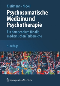 Cover image: Psychosomatische Medizin und Psychotherapie 6th edition 9783211756829