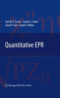 Cover image: Quantitative EPR 9783709116814