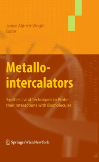 Imagen de portada: Metallointercalators 1st edition 9783211094273