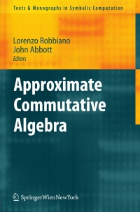 Cover image: Approximate Commutative Algebra 1st edition 9783211993132