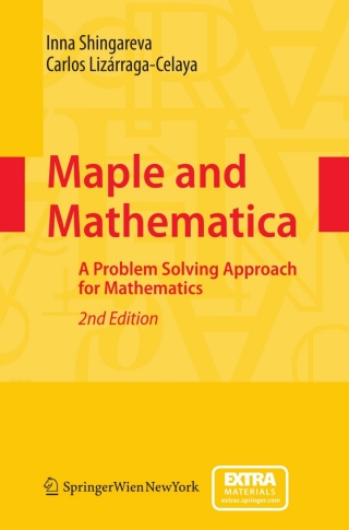 Cover image: Maple and Mathematica 2nd edition 9783211994313