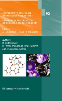 Cover image: Fortschritte der Chemie organischer Naturstoffe / Progress in the Chemistry of Organic Natural Products, Vol. 92 1st edition 9783211996607