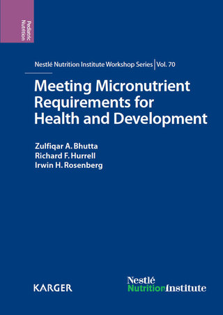 Cover image: Meeting Micronutrient Requirements for Health and Development 1st edition 9783318021110