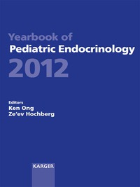 صورة الغلاف: Yearbook of Pediatric Endocrinology 2012 9783318022308