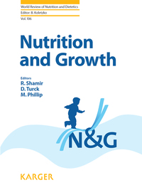 صورة الغلاف: Nutrition and Growth 9783318022650
