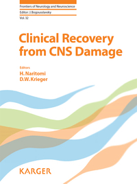 Titelbild: Clinical Recovery from CNS Damage 9783318023084