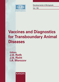 صورة الغلاف: Vaccines and Diagnostics for Transboundary Animal Diseases 9783318023657