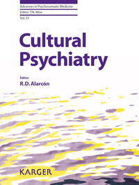 Titelbild: Cultural Psychiatry 9783318023947