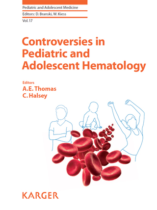 Imagen de portada: Controversies in Pediatric and Adolescent Hematology 1st edition 9783318024227