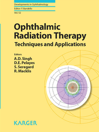 Titelbild: Ophthalmic Radiation Therapy 9783318024401