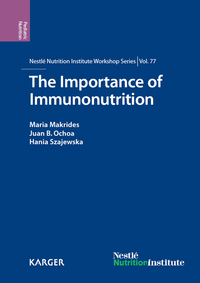 Imagen de portada: The Importance of Immunonutrition 9783318024463