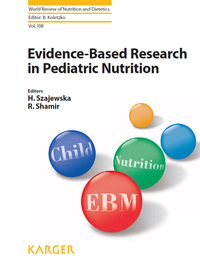 Cover image: Evidence-Based Research in Pediatric Nutrition 9783318024562