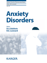صورة الغلاف: Anxiety Disorders 9783318024630