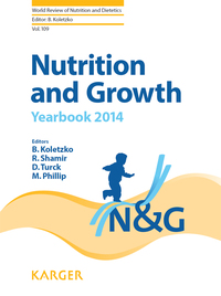 Cover image: Nutrition and Growth 9783318025651