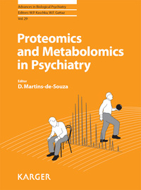 Cover image: Proteomics and Metabolomics in Psychiatry 1st edition 9783318025996