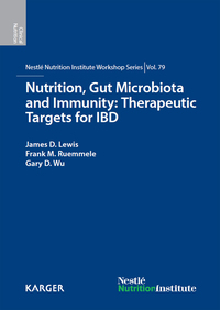 Immagine di copertina: Nutrition, Gut Microbiota and Immunity: Therapeutic Targets for IBD 9783318026696