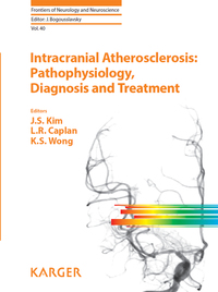 Cover image: Intracranial Atherosclerosis: Pathophysiology, Diagnosis and Treatment 9783318027587