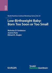 صورة الغلاف: Low-Birthweight Baby: Born Too Soon or Too Small 9783318027686