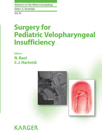 Cover image: Surgery for Pediatric Velopharyngeal Insufficiency 9783318027860