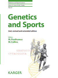 Imagen de portada: Genetics and Sports 9783318030105