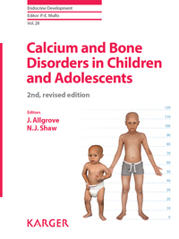 Cover image: Calcium and Bone Disorders in Children and Adolescents 9783318054668
