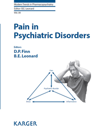 Titelbild: Pain in Psychiatric Disorders 9783318055733