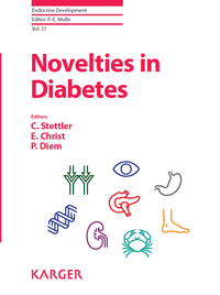 Cover image: Novelties in Diabetes 9783318056389