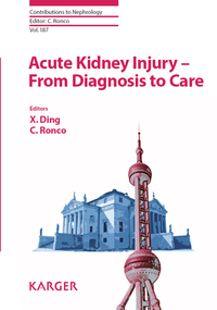 Cover image: Acute Kidney Injury - From Diagnosis to Care 9783318058253