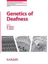 Cover image: Genetics of Deafness 9783318058550