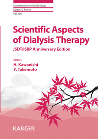 Cover image: Scientific Aspects of Dialysis Therapy 9783318059281