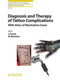 Imagen de portada: Diagnosis and Therapy of Tattoo Complications 9783318059779